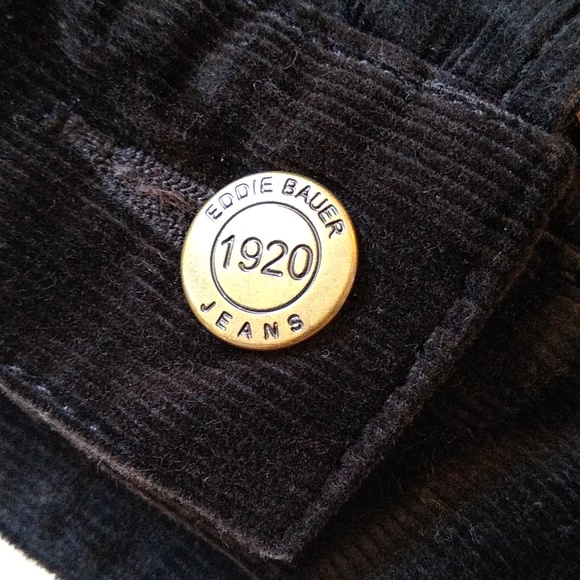 Eddie Bauer black corduroy skirt - Picture 3 of 9